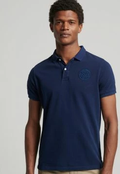 Superdry VINTAGE SUPERSTATE - Polo Shirt - Atlantic Navy