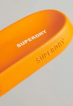 Superdry CODE ESSENTIAL - Pool Slides - Denver Orange -Superdry Shop 6df66858b8624f4fa35aca07fdccbe1d
