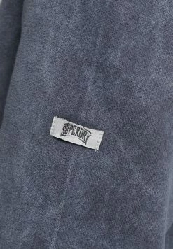 Superdry BRAND MARK METAL - Hoodie - Heavy Metal Black -Superdry Shop 6e18b74c71574e1e8a808d0b89bd1902