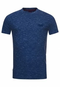 Superdry VINTAGE - Basic T-shirt - Tidal Blue Spacedye -Superdry Shop 6e5eab76088c4fd395a43ed7a2fa0d15