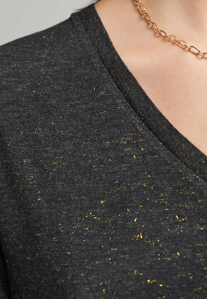 Superdry Basic T-shirt - BLACK METALLIC 2 Superdry Basic T-shirt - BLACK METALLIC - Image 2