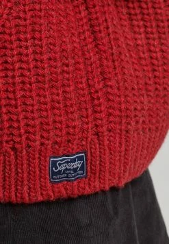 Superdry SLOUCHY STITCH ROLL NECK - Jumper - Rouge Marl -Superdry Shop 6ec7c53219884da8b684ad338b14b8c5