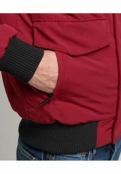 Superdry EVEREST - Winter Jacket - Deep Red -Superdry Shop 6f2f75850e6a4bba8c86c3fcb9578bb9