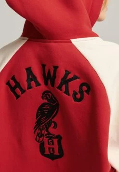 Superdry VINTAGE COLLEGIATE RAGLAN - Sweatshirt - Rebel Red -Superdry Shop 6f7410606fc5428690ed82f1f11fe7a0