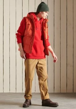 Superdry EVEREST - Waistcoat - Bold Orange