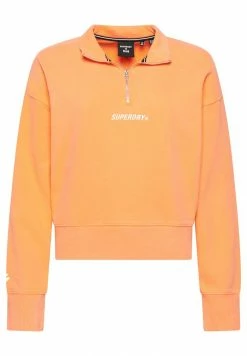 Superdry CODE CORE SPORT HALF-ZIP - Sweatshirt - Desert Pink -Superdry Shop 70161ef912914f8f97d3c68d61e75b7a