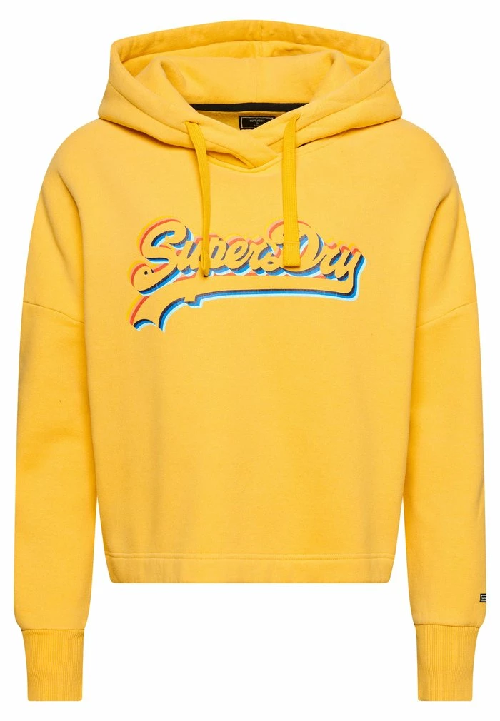 Superdry RAINBOW - Hoodie - Pigment Yellow 4 Superdry RAINBOW - Hoodie - Pigment Yellow - Image 4