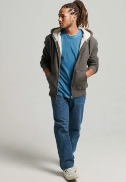 Superdry BORG - Zip-up Sweatshirt - Vintage Black