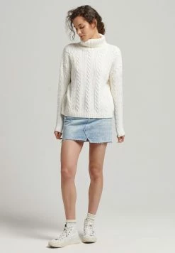 Superdry DROP SHOULDER - Jumper - White