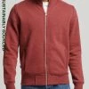 Superdry VINTAGE LOGO - Zip-up Sweatshirt - Rhubarb Marl