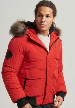 Superdry EVEREST - Winter Jacket - Deep Berry