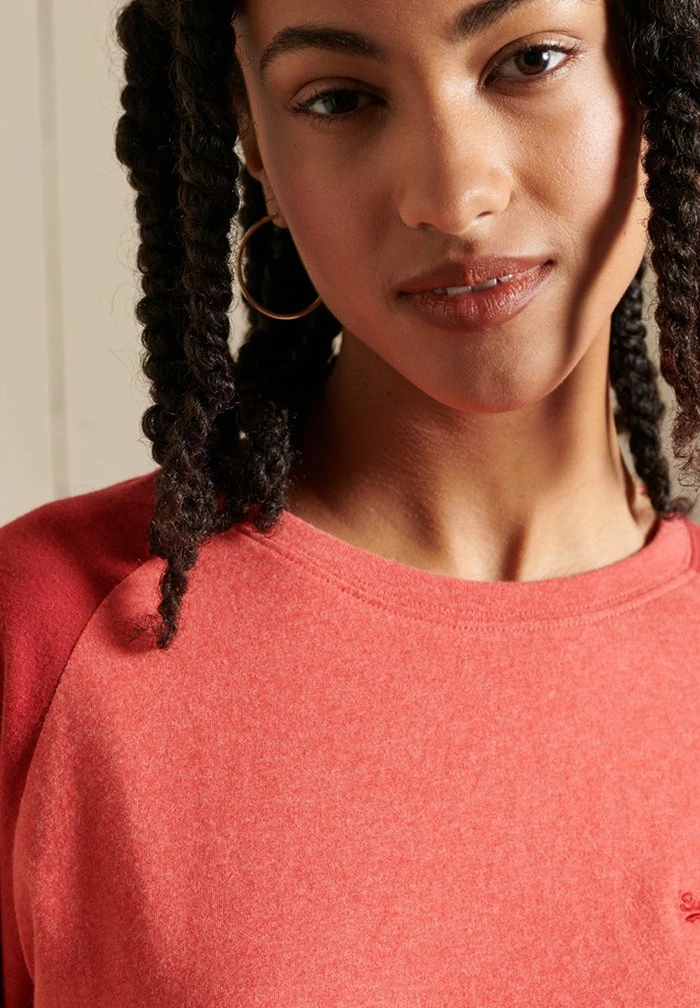 Superdry Long Sleeved Top - Coral Reef Marl/hike Red 2 Superdry Long Sleeved Top - Coral Reef Marl/hike Red - Image 2