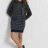 Superdry Shift Dress - Navy Stripe