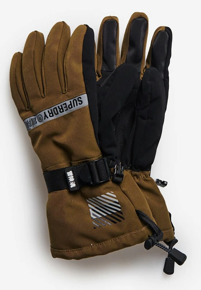 Superdry SNOW RESCUE - Gloves - Dusty Olive 2 Superdry SNOW RESCUE - Gloves - Dusty Olive - Image 2