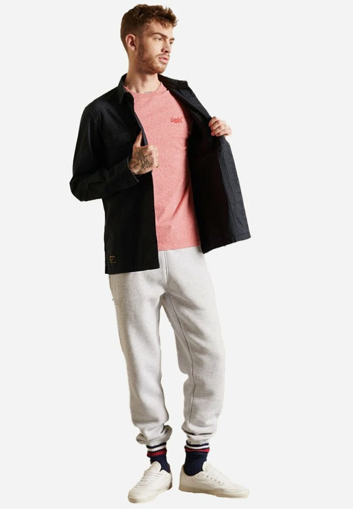 Superdry VINTAGE-LOGO - Basic T-shirt - Mid Red Grit 2 Superdry VINTAGE-LOGO - Basic T-shirt - Mid Red Grit - Image 2