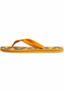 Superdry VINTAGE VEGAN CLASSIC - T-bar Sandals - Track Gold