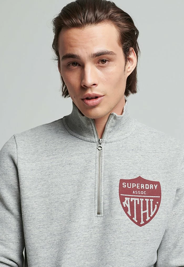 Superdry VINTAGE ATHLETIC - Sweatshirt - Athletic Grey Marl 3 Superdry VINTAGE ATHLETIC - Sweatshirt - Athletic Grey Marl - Image 3