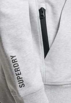 Superdry CODE - Zip-up Sweatshirt - Cadet Grey Marl -Superdry Shop 71803e8a3eea4e89a5a4d440eb93f9dc