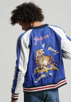 Superdry SUIKA - Bomber Jacket - Mazarine Blue -Superdry Shop 7193e4b28a78449f957c428c78e6e905