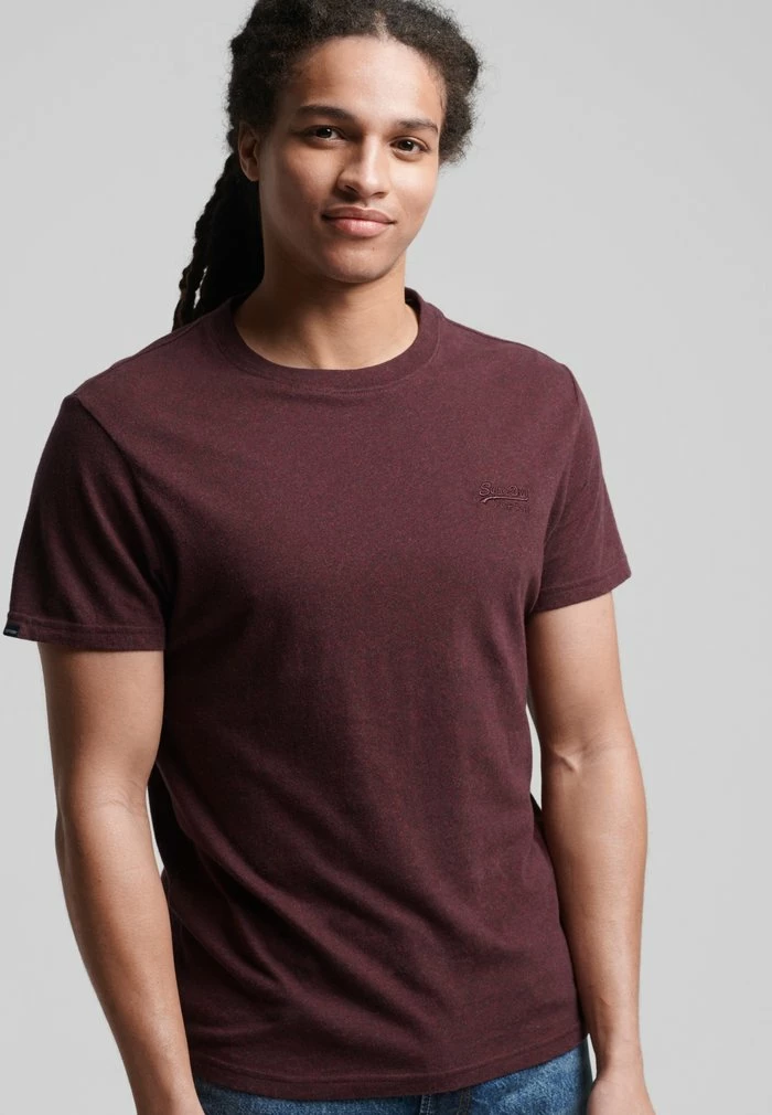 Superdry Basic T-shirt - RED 1 Superdry Basic T-shirt - RED
