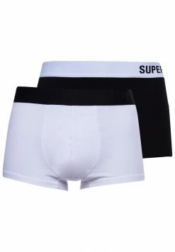 Superdry ORGANIC COTTON DOUBLE PACK - Boxer Shorts - Black/white -Superdry Shop 71b385c0c9474a578bb029daf1c0b9c3