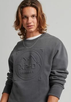Superdry EXPEDITION CREW - Sweatshirt - Slate -Superdry Shop 71b84d92d8734788913d58c010b3f070