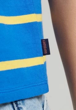 Superdry Polo Shirt - Cobalt Yellow -Superdry Shop 71c8fd6cf1e24c88b641d3f9a9061692