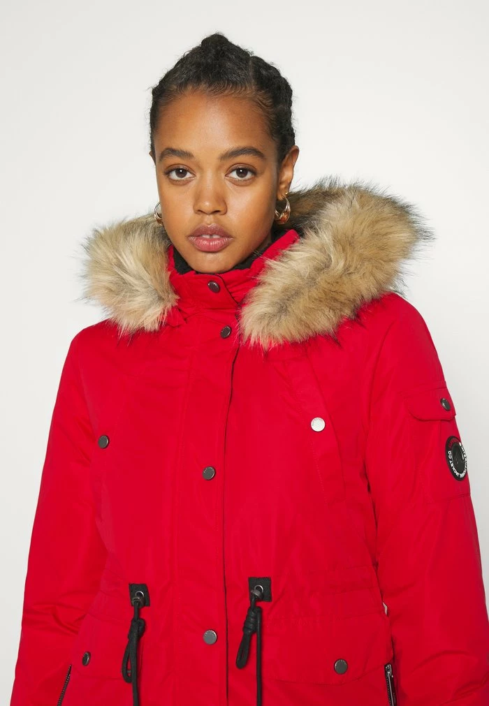 Superdry NADARE - Winter Coat - Burnt Red 5 Superdry NADARE - Winter Coat - Burnt Red - Image 5