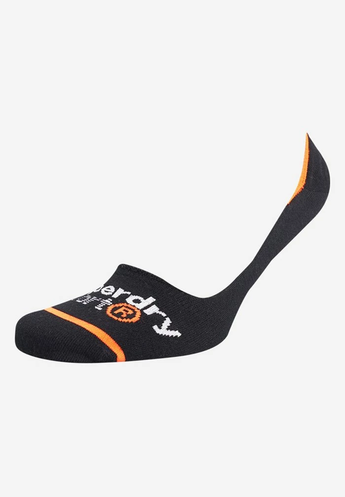 Superdry 3 PACK - Trainer Socks - Optic/black/steel Melange 2 Superdry 3 PACK - Trainer Socks - Optic/black/steel Melange - Image 2