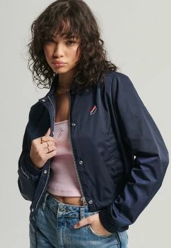 Superdry ESSENTIAL COACH - Light Jacket - Deep Navy