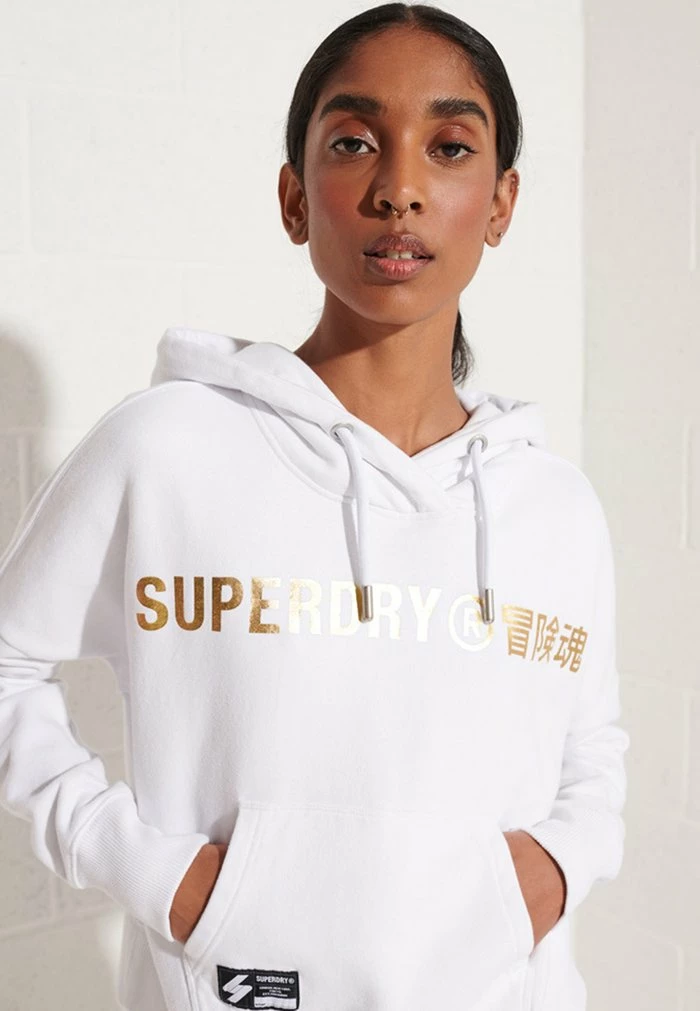 Superdry INDEPENDENT LOGO FOIL - Sweatshirt - White 4 Superdry INDEPENDENT LOGO FOIL - Sweatshirt - White - Image 4