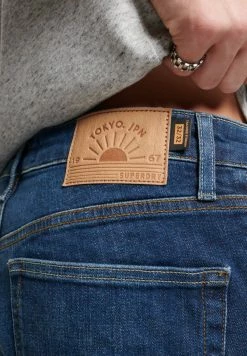 Superdry TAILORED - Straight Leg Jeans - Jefferson Ink Vintage -Superdry Shop 728483ef111645aa8bf64adbda44ceb1