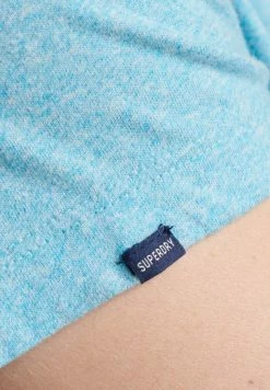 Superdry VINTAGE - Basic T-shirt - Turquoise Sea Grit -Superdry Shop 72fa25cdccfe4935905bfe7b43566393