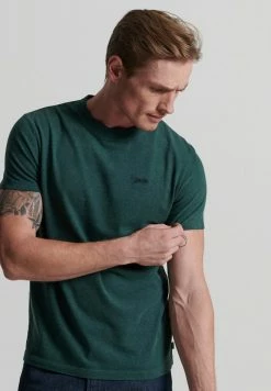 Superdry Basic T-shirt - Buck Green Marl