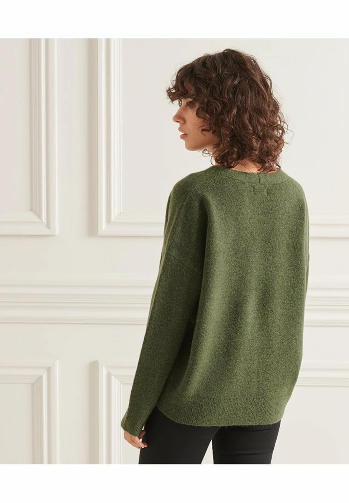 Superdry STUDIOS SLOUCH - Jumper - Thyme 2 Superdry STUDIOS SLOUCH - Jumper - Thyme - Image 2