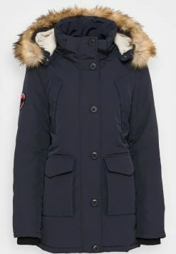 Superdry EVEREST - Parka - Nordic Chrome Navy -Superdry Shop 73b9d3daee114bbe883a36576fb61a42