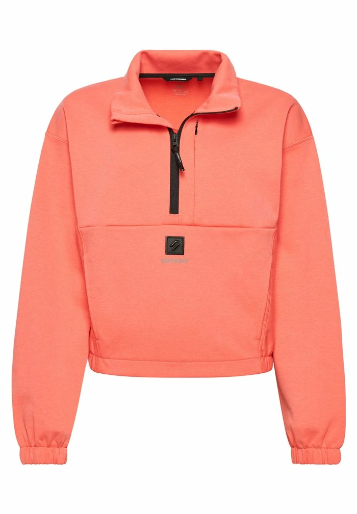 Superdry BATWING - Sweatshirt - Hyper Fire Coral 4 Superdry BATWING - Sweatshirt - Hyper Fire Coral - Image 4