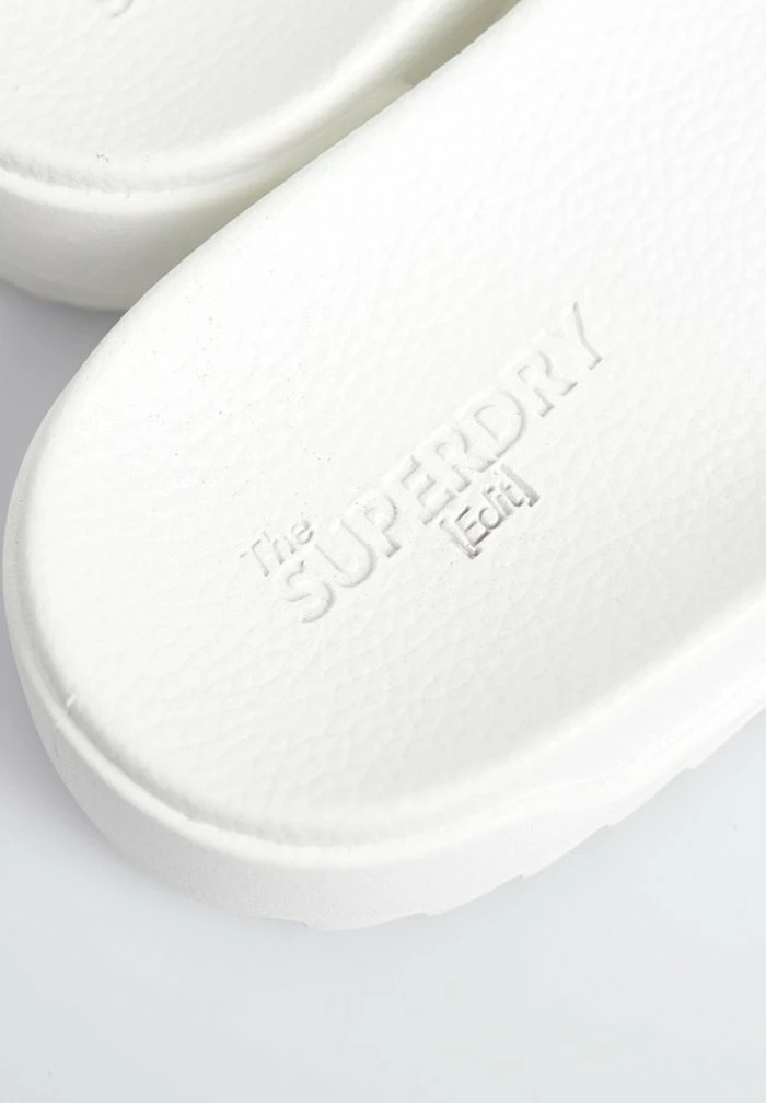 Superdry THE EDIT CHUNKY TREAD - Pool Slides - White Denim 3 Superdry THE EDIT CHUNKY TREAD - Pool Slides - White Denim - Image 3