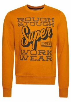 Superdry VINTAGE SIGN WRITER CREW - Sweatshirt - Sudan Brown -Superdry Shop 7410b8af31bb484abd0342bf4db293c6