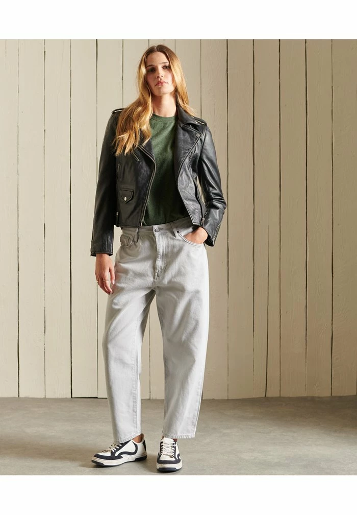 Superdry VINTAGE LOGO - Basic T-shirt - Khaki Jaspe 1 Superdry VINTAGE LOGO - Basic T-shirt - Khaki Jaspe