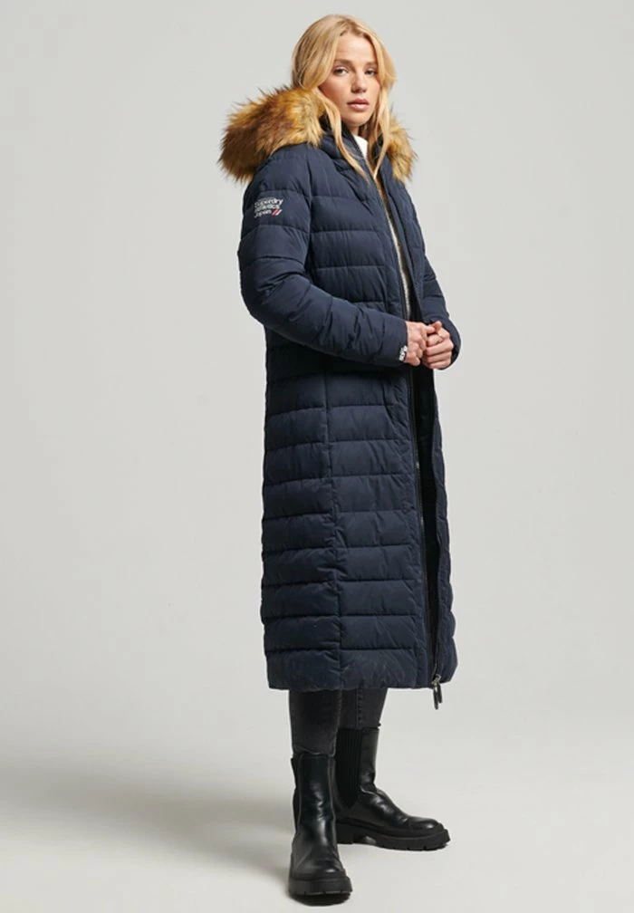 Superdry Winter Coat - Navy 2 Superdry Winter Coat - Navy - Image 2
