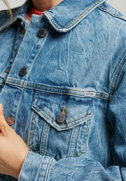 Superdry BOYFRIEND - Denim Jacket - Blondey Indigo Vintage -Superdry Shop 74395bbe32294bdfa6213d323fc4b8b3