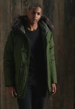 Superdry ROOKIE - Down Coat - Khaki