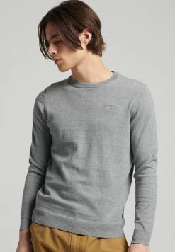 Superdry Jumper - Jersey Grey Marl