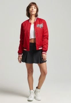 Superdry Bomber Jacket - Campus Red