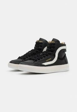 Superdry BASKET LUX - High-top Trainers - Black/white -Superdry Shop 7531e525a2e04cfb8e8a9b16660bea87