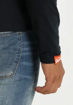 Superdry ORANGE LABEL VINTAGE TEE - Long Sleeved Top - Eclipse Navy -Superdry Shop 754358aef6ec4c9b8434be26db502aaa
