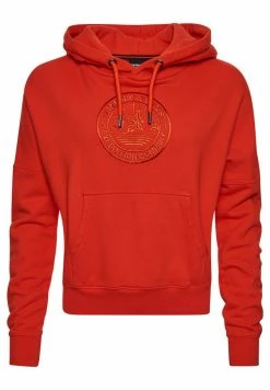Superdry EXPEDITION GRAPHIC CROP - Hoodie - Bold Orange -Superdry Shop 7553cd8b41b24fa5a6aa3513d4427a78