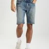Superdry OFFICER - Denim Shorts - Mystic Falls Mid