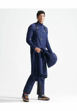 Superdry Trousers - Rich Navy